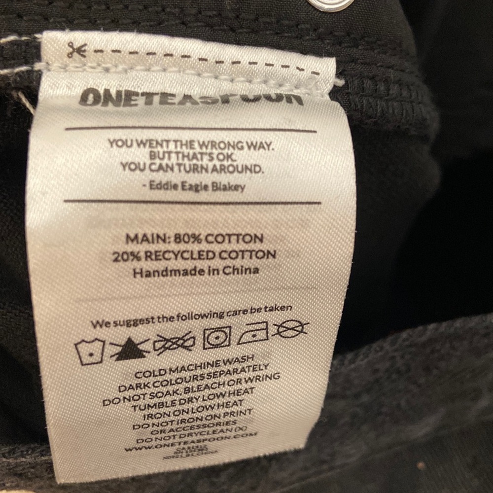 One Teaspoon Black Smiths Distressed Trouser, 100% Cotton, 27x31, NWT, $170 MSRP - Picture 14 of 14